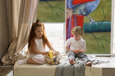 Store intérieur Un oiseau sur une branche