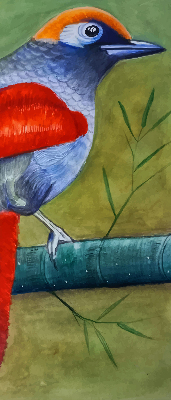 Store intérieur Un oiseau sur une branche