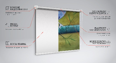 Store intérieur Un oiseau sur une branche