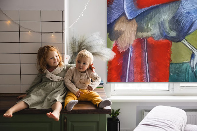 Store intérieur Un oiseau sur une branche