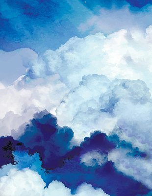 Store intérieur Nuages