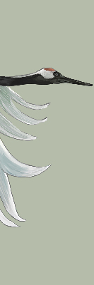 Store enrouleur Grue en vol