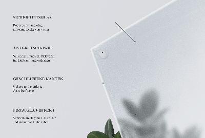 Plateau rectangulaire semi-transparent pour table