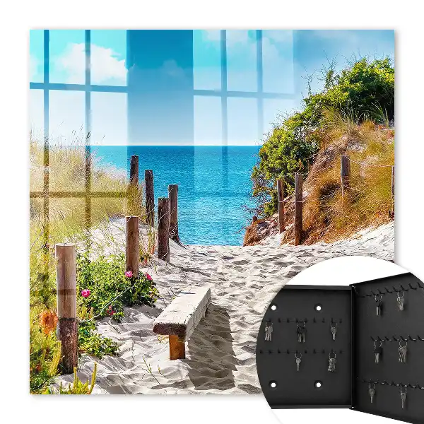 Sentier côtier en bord de mer