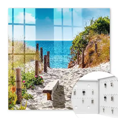 Sentier côtier en bord de mer