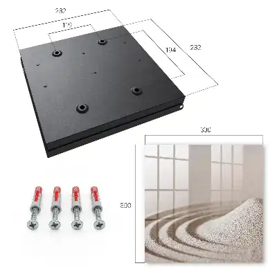 Composition décorative pour jardin zen
