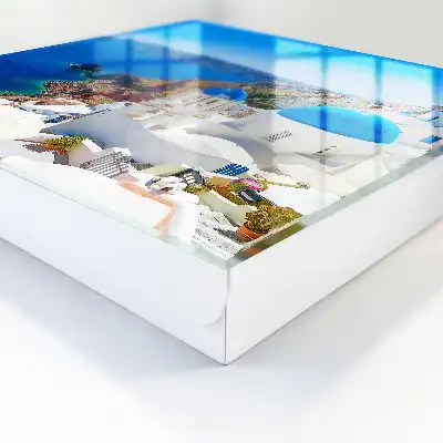 Île grecque au bord de la mer