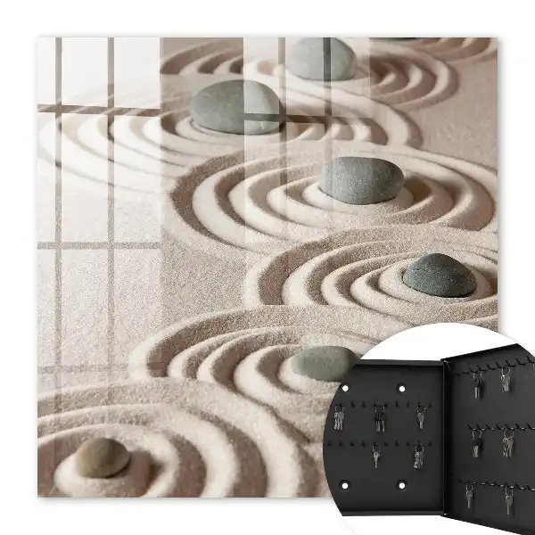 Décoration zen avec pierres grises