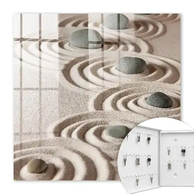 Décoration zen avec pierres grises