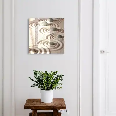 Décoration zen avec pierres grises