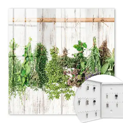 Herbes séchées au style rustique