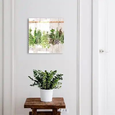 Herbes séchées au style rustique
