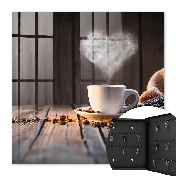 Cœur de café sur la table