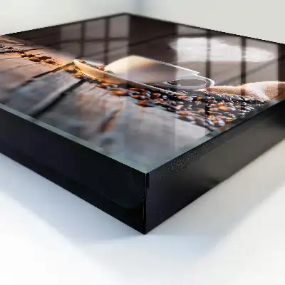 Cœur de café sur la table