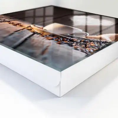 Cœur de café sur la table