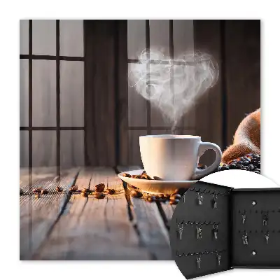Cœur de café sur la table