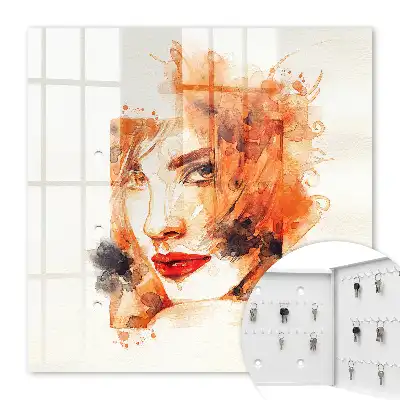 Aquarelle féminine pleine d'énergie