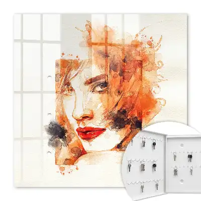 Aquarelle féminine pleine d'énergie