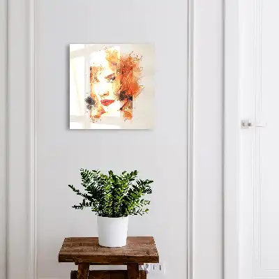 Aquarelle féminine pleine d'énergie