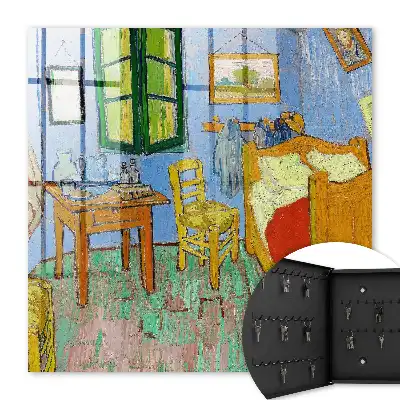 Chambre confortable avec mobilier en bois