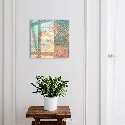 Un rêve onirique sur fond turquoise