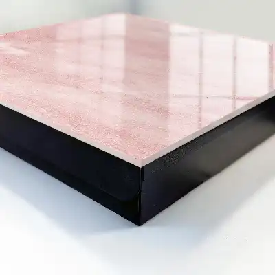 Élégance de la texture tissée rose