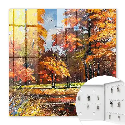 Paysage d'automne se reflétant dans l'eau