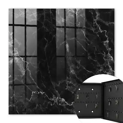 Motif marbre noir et blanc