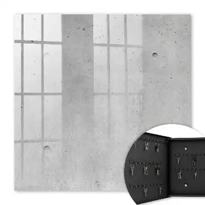 Objets décoratifs minimalistes en béton brut gris