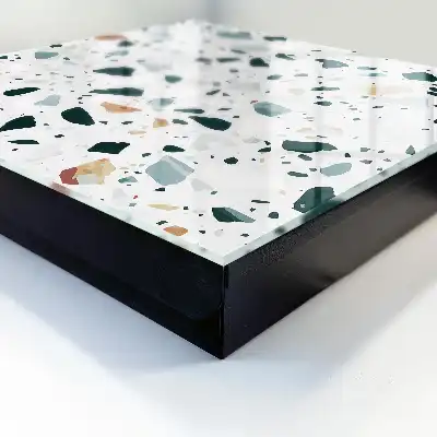Galets décoratifs aux nuances de vert