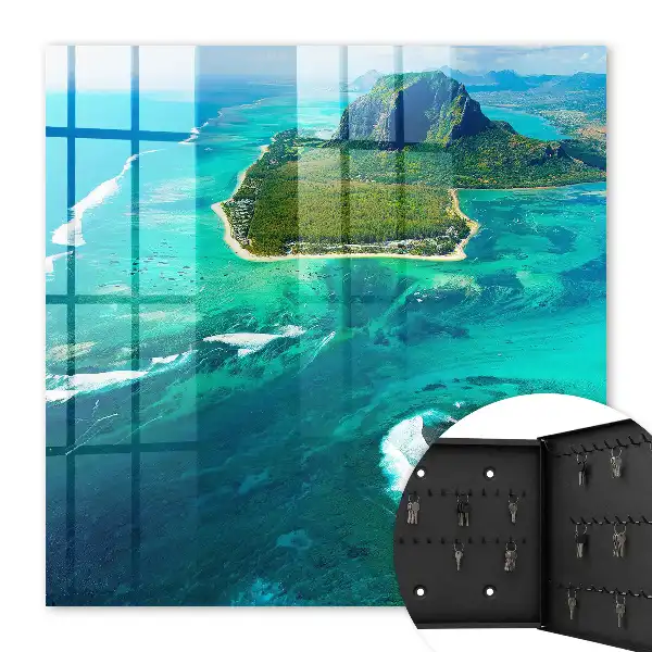Paradis tropical avec océan turquoise