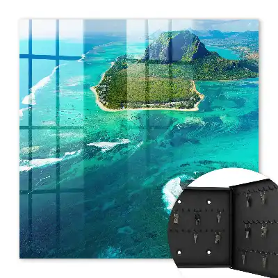 Paradis tropical avec océan turquoise