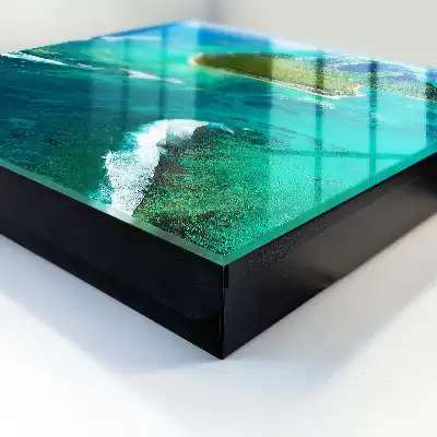 Paradis tropical avec océan turquoise