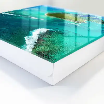 Paradis tropical avec océan turquoise