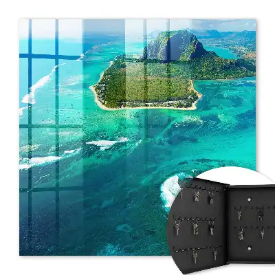 Paradis tropical avec océan turquoise