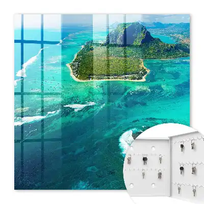 Paradis tropical avec océan turquoise