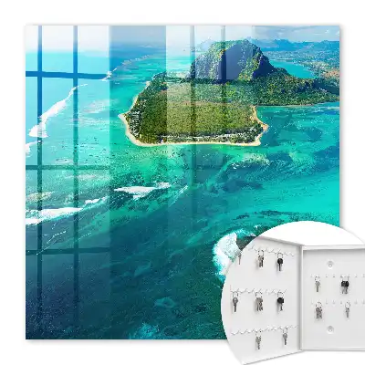 Paradis tropical avec océan turquoise