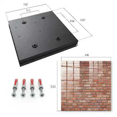 Mur de briques avec agencement classique