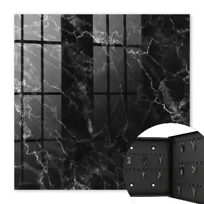 Nuances de profondeur du marbre dans la structure