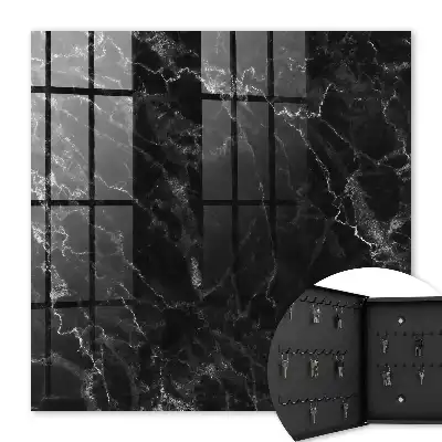 Nuances de profondeur du marbre dans la structure