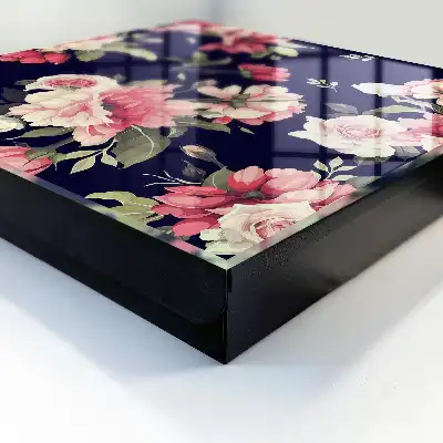 Fleurs romantiques sur fond sombre