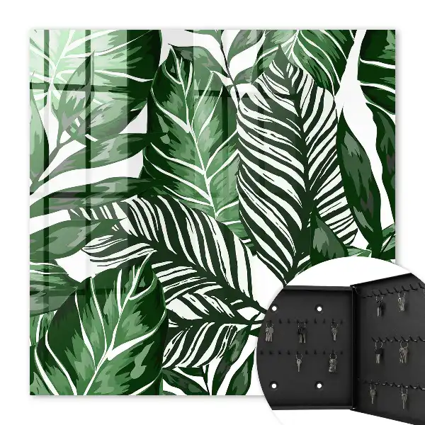 Décoration murale aux motifs végétaux