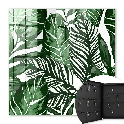 Décoration murale aux motifs végétaux