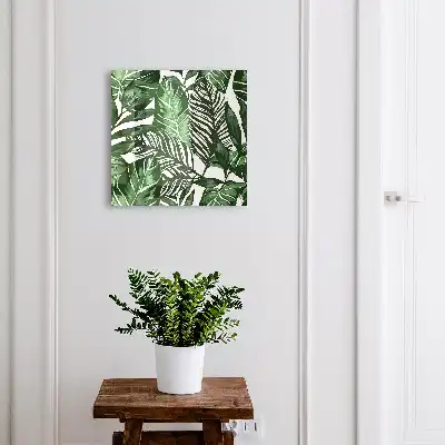 Décoration murale aux motifs végétaux