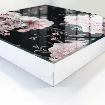 Charme floral sur fond sombre