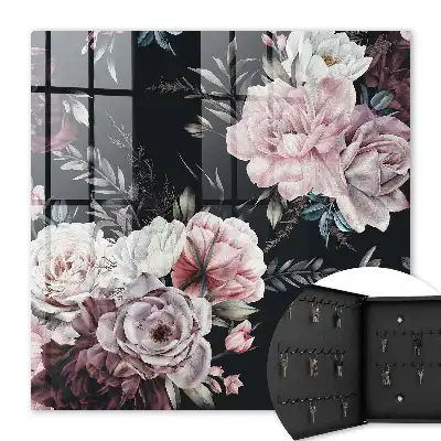 Charme floral sur fond sombre