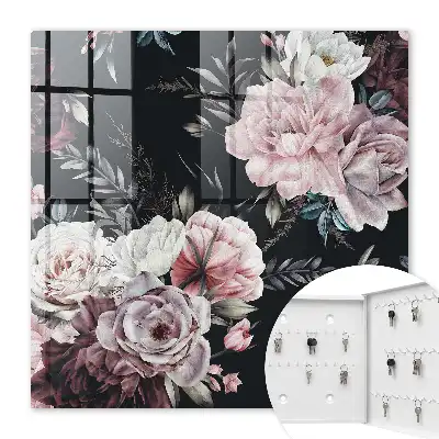 Charme floral sur fond sombre