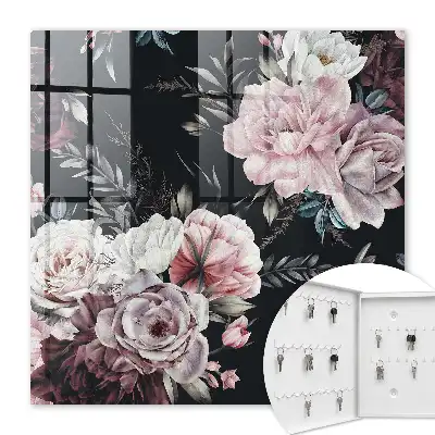 Charme floral sur fond sombre