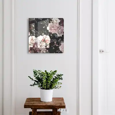 Charme floral sur fond sombre