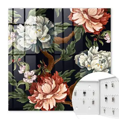 Fleurs de la nature sur fond sombre